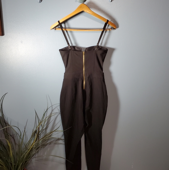 Material Girl Belted Pant Jumpsuit Black - Picture 4 of 14
